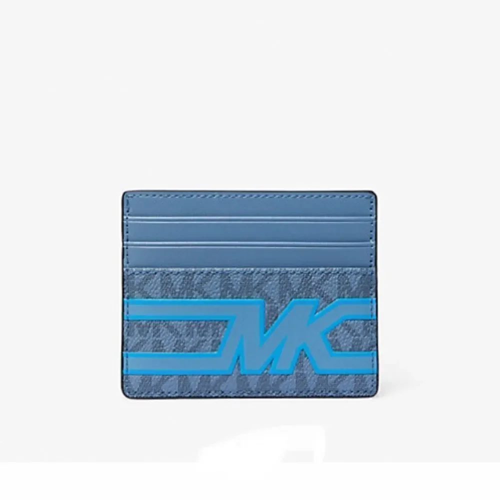 Michael Kors Cooper Graphic Logo Tall Card Case Bag Wallet Purse